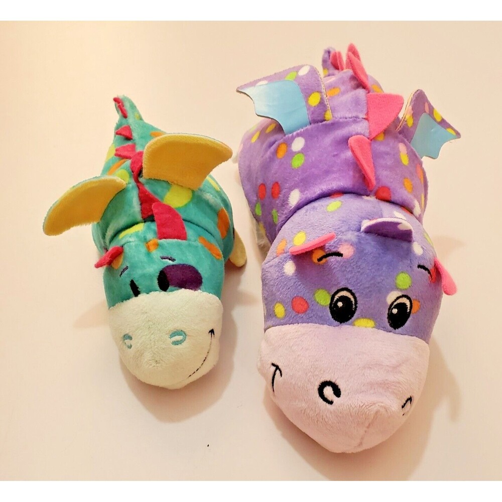 Flip a Zoo lot 2 sizes Spots Dragon to Bear & Mini Jelly Bean Dragon to Unicorn